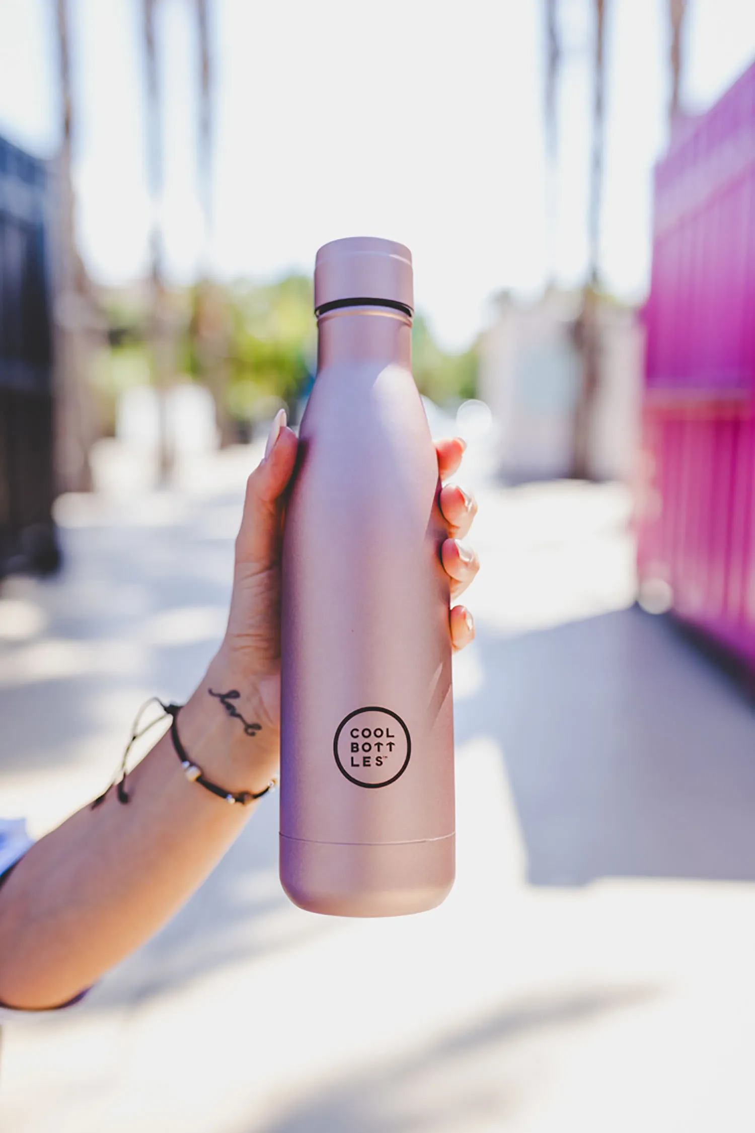 Термос-термобутылка Cool Bottles Metallic Rose 350 мл CB350MER