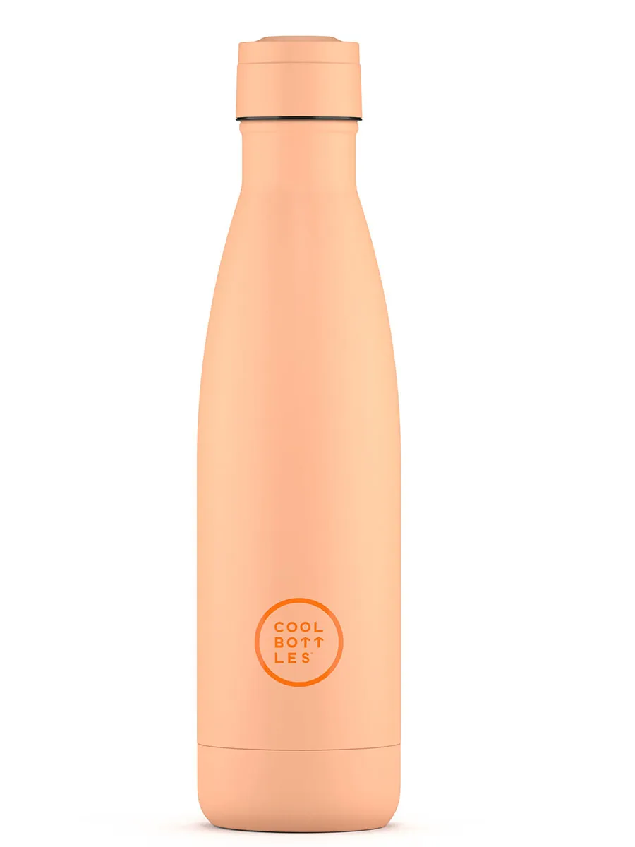 Термос-термобутылка Cool Bottles Soft Персиковый (Peach) 500мл CB500SOP. Изображение 1