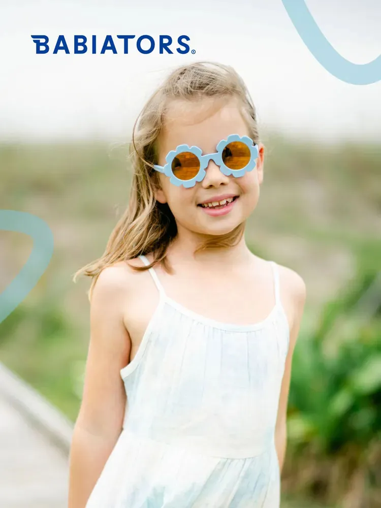 Очки Babiators Blue Series Polarized Flower солнцезащитные (6+)