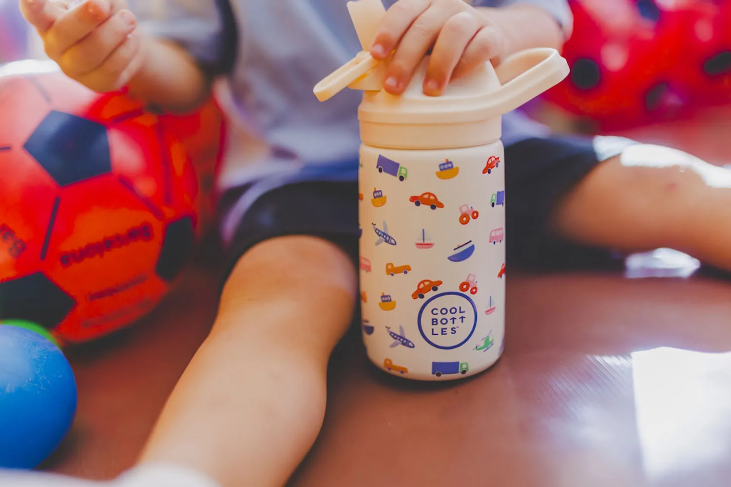 Термос-термобутылка Cool Bottles Kiddie Little Wheels 350 мл