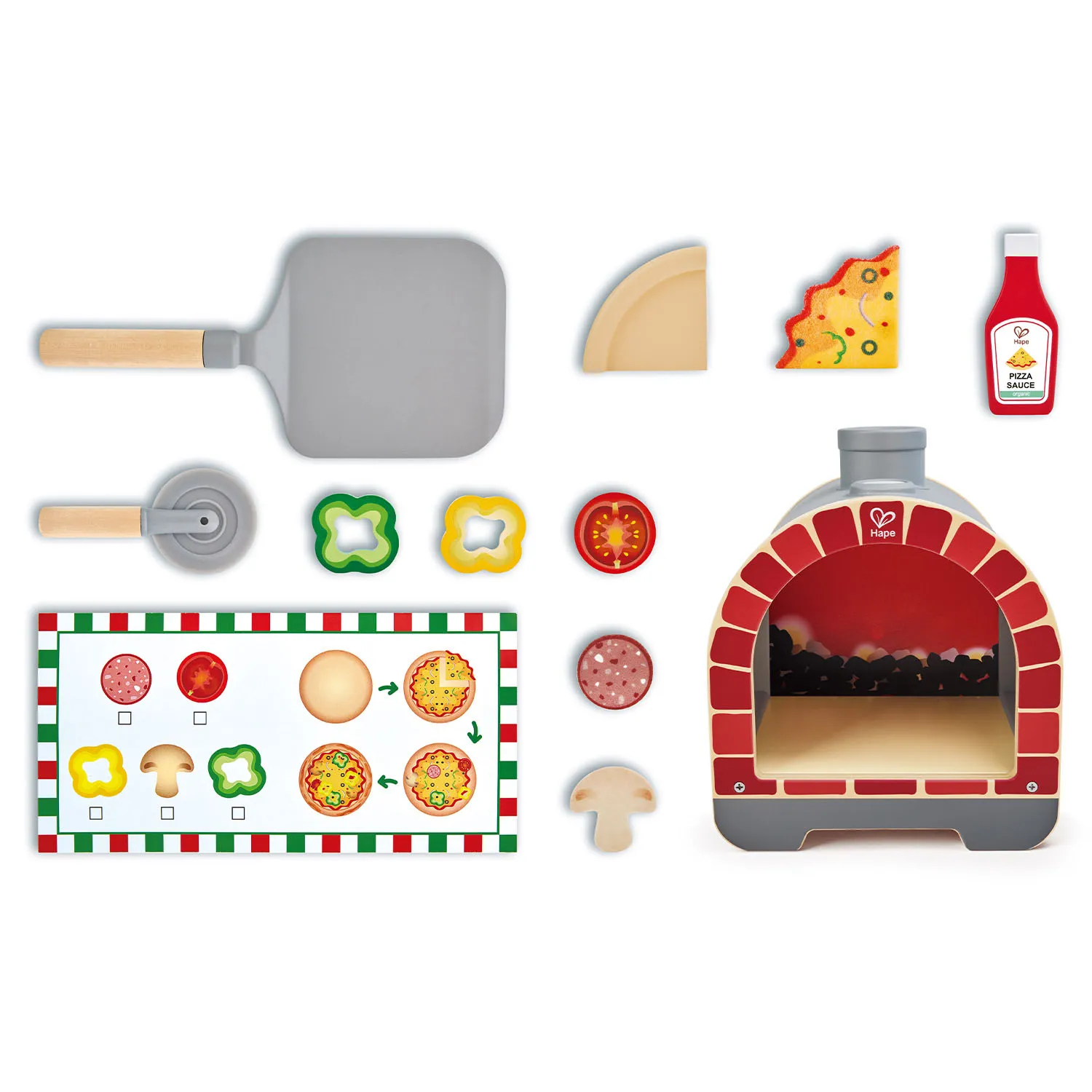 Набор игровой HAPE «Юный повар» Интерактивная печь для пиццы E3236_HP