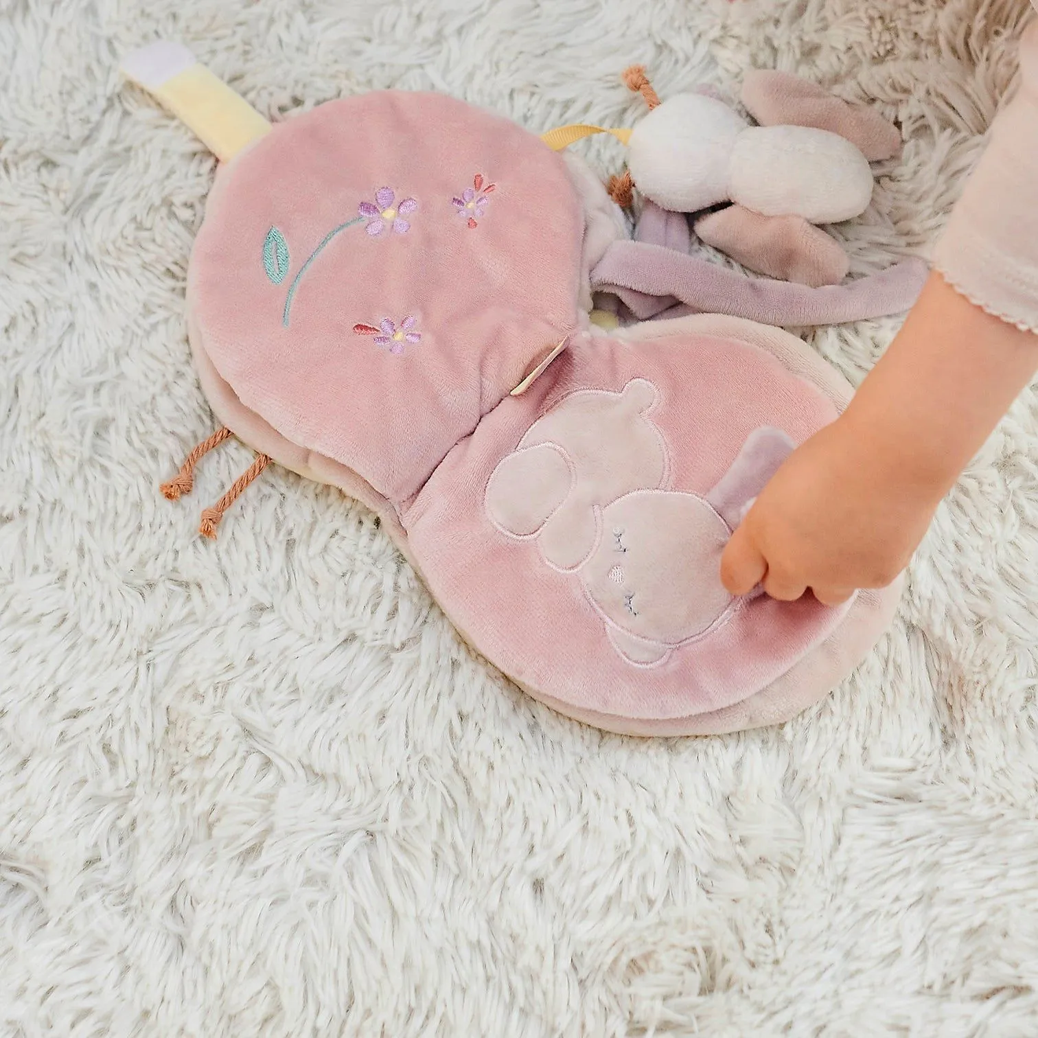 Игрушка мягкая Nattou Soft toy ALICE & POMME Лисичка и Кролик Activity книжка   485265