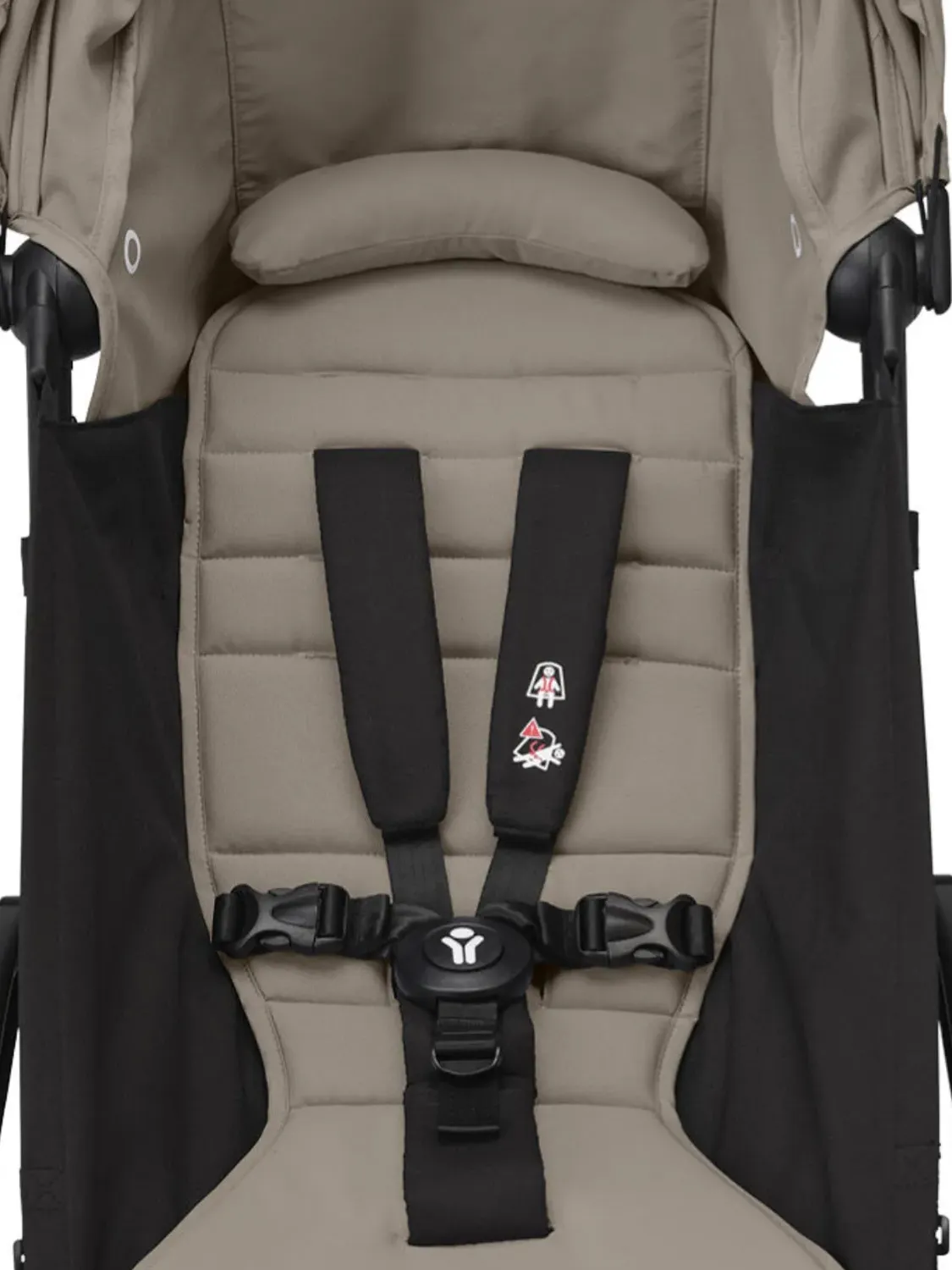 Коляска 2 в 1 Stokke YOYO3 shell, серо-коричневый (taupe), рама черная. Изображение 19