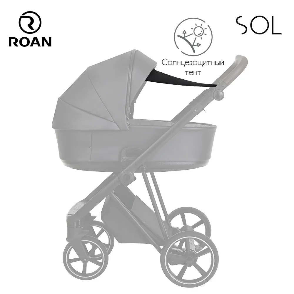 Коляска 2 в 1 Roan Sol