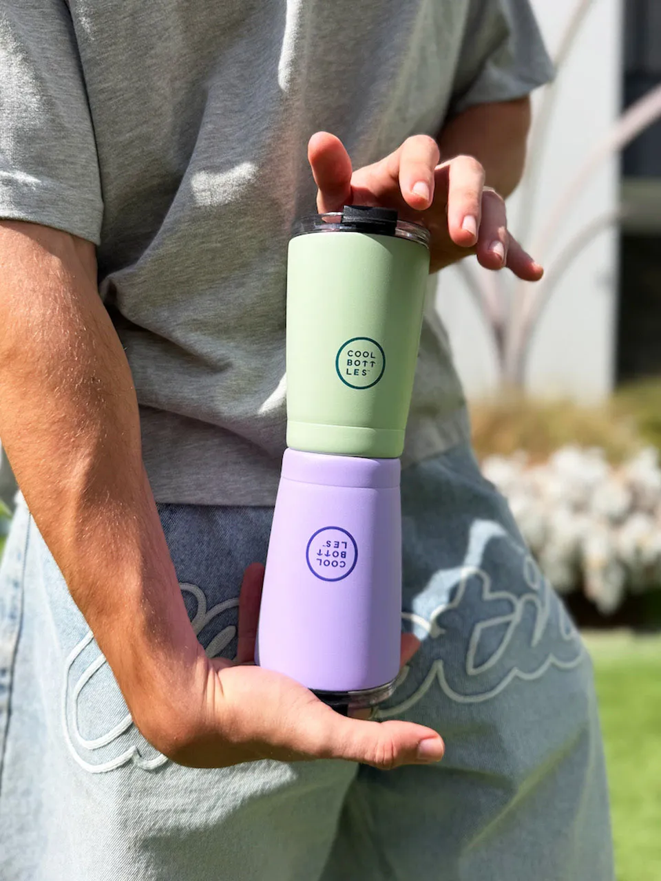 Термокружка Cool Bottles Tumbler Soft Лиловый (Lilac) 330мл CBT33SOL. Изображение 7