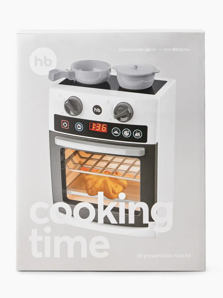 Плита игрушечная Happy Baby Cooking Time «Кукинг тайм» white 331950