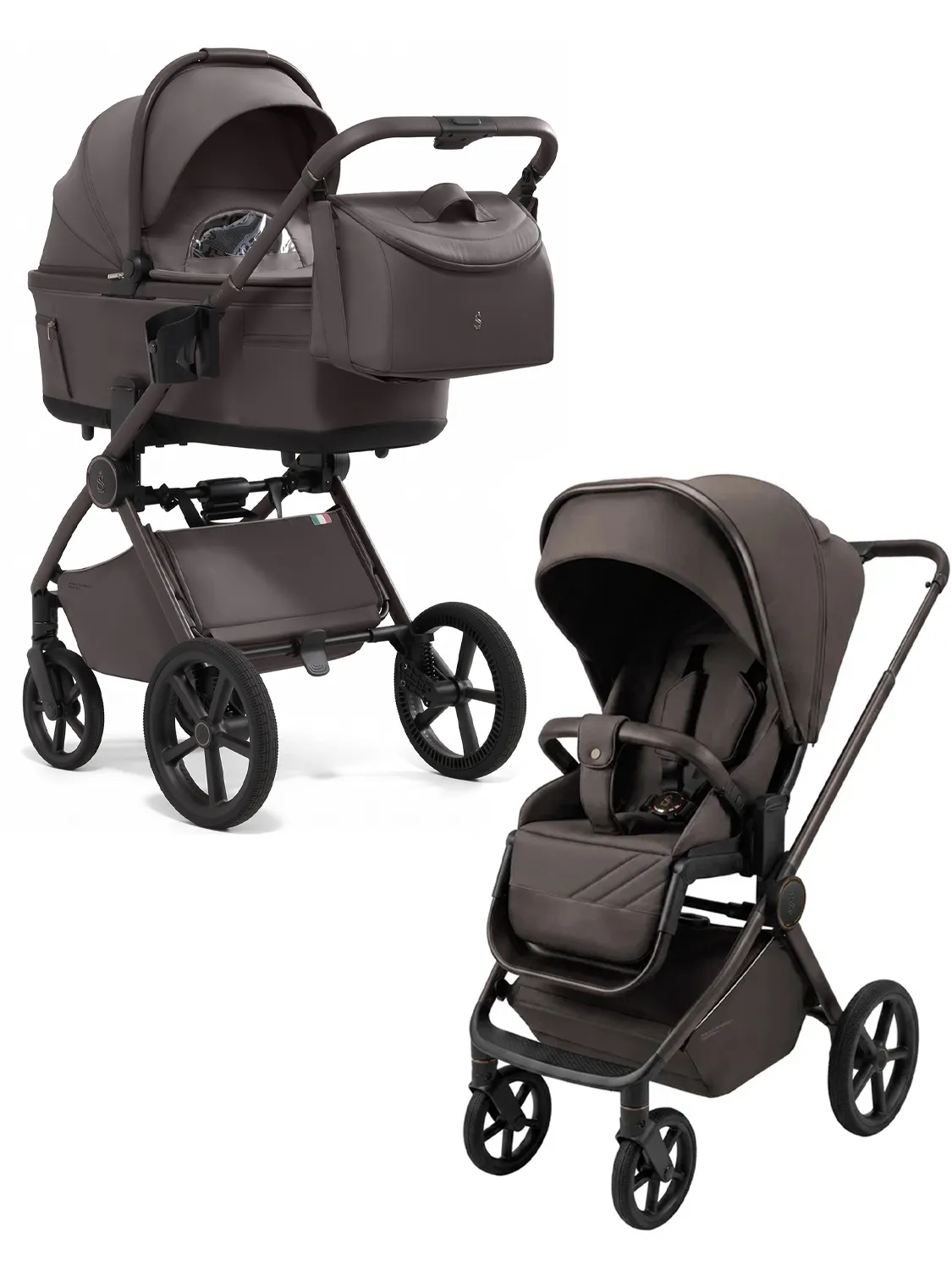 Коляска 2 в 1 SBL (Sweet Baby) Terra, коричневый (macadamia). Изображение 1