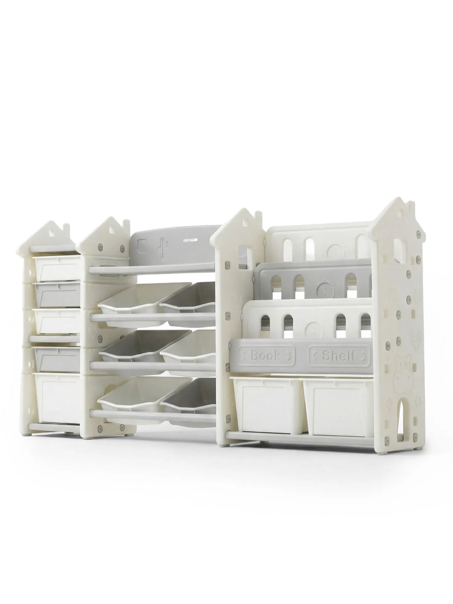 Стеллаж UNIX Kids для игрушек и книг