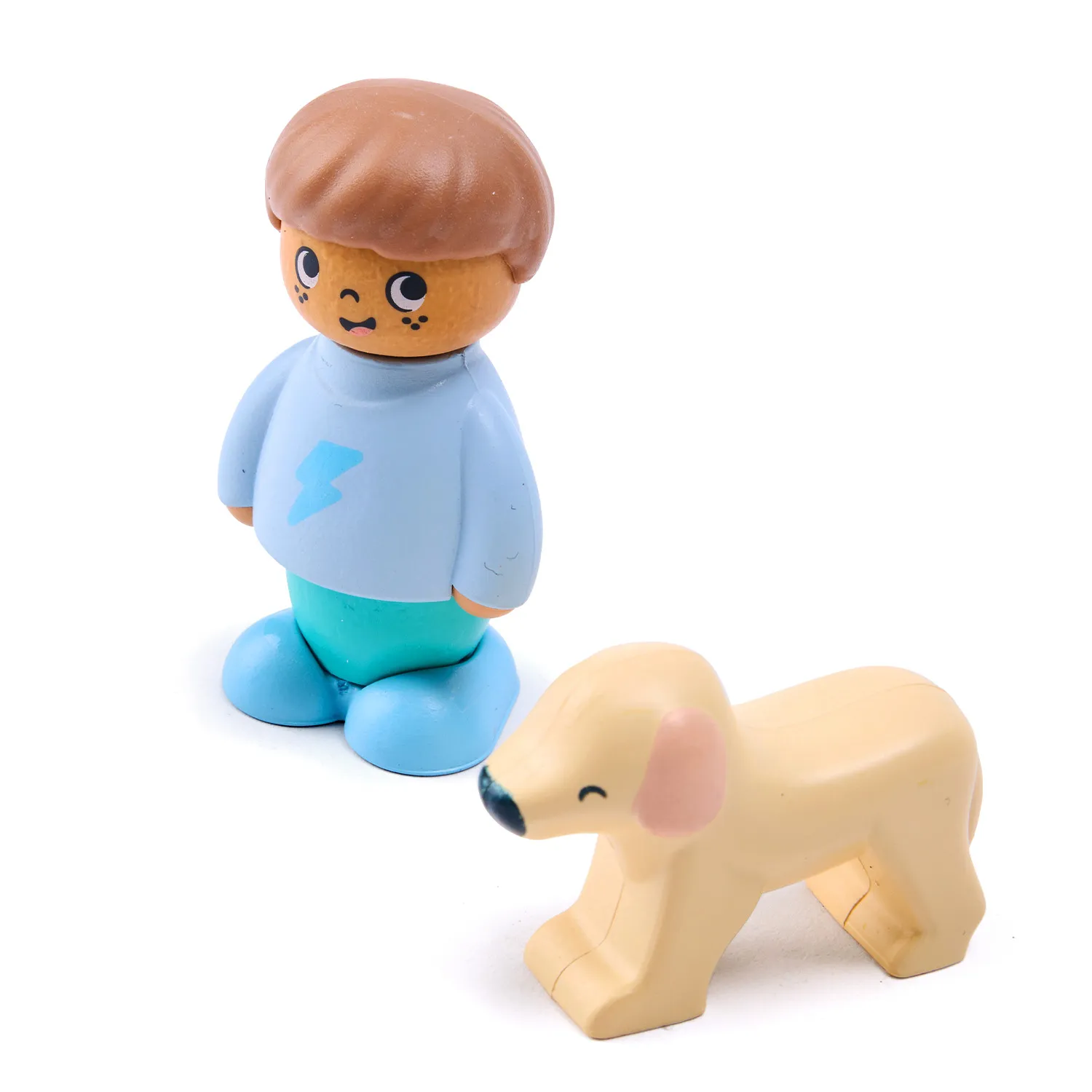 Набор игровой HAPE «Мальчик и собака» (детская иллюстрированная книга Hape Land) E3431_HP