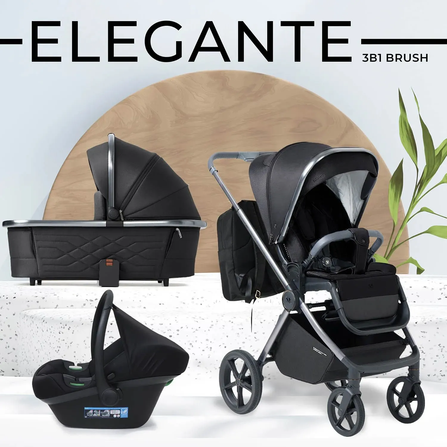 Коляска 3 в 1 Sweet Baby Elegante BRD