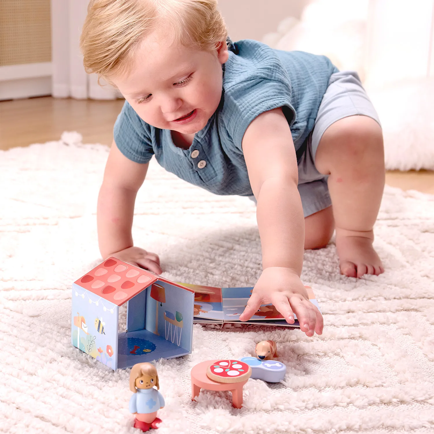 Набор игровой HAPE «Маленький домик» (детская иллюстрированная книга Hape Land) E3442_HP