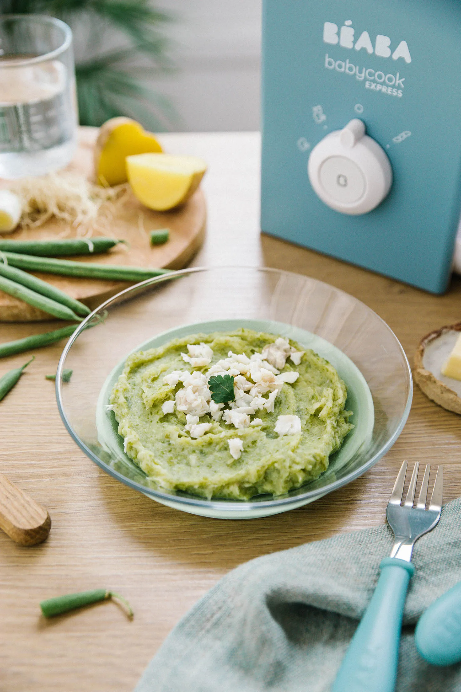 Набор посуды Beaba стеклянный 2 тарелки, чашка Coffret Repas Verre