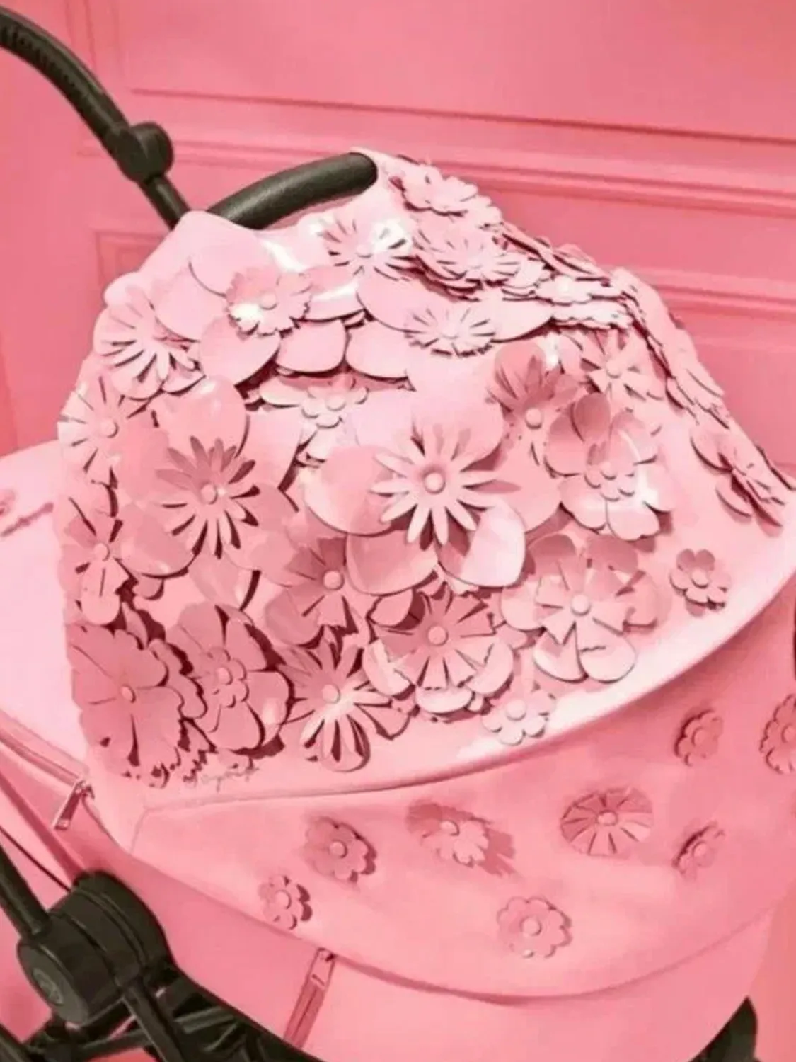 Коляска 2 в 1 Cybex Priam IV FE Simply Flowers Pink