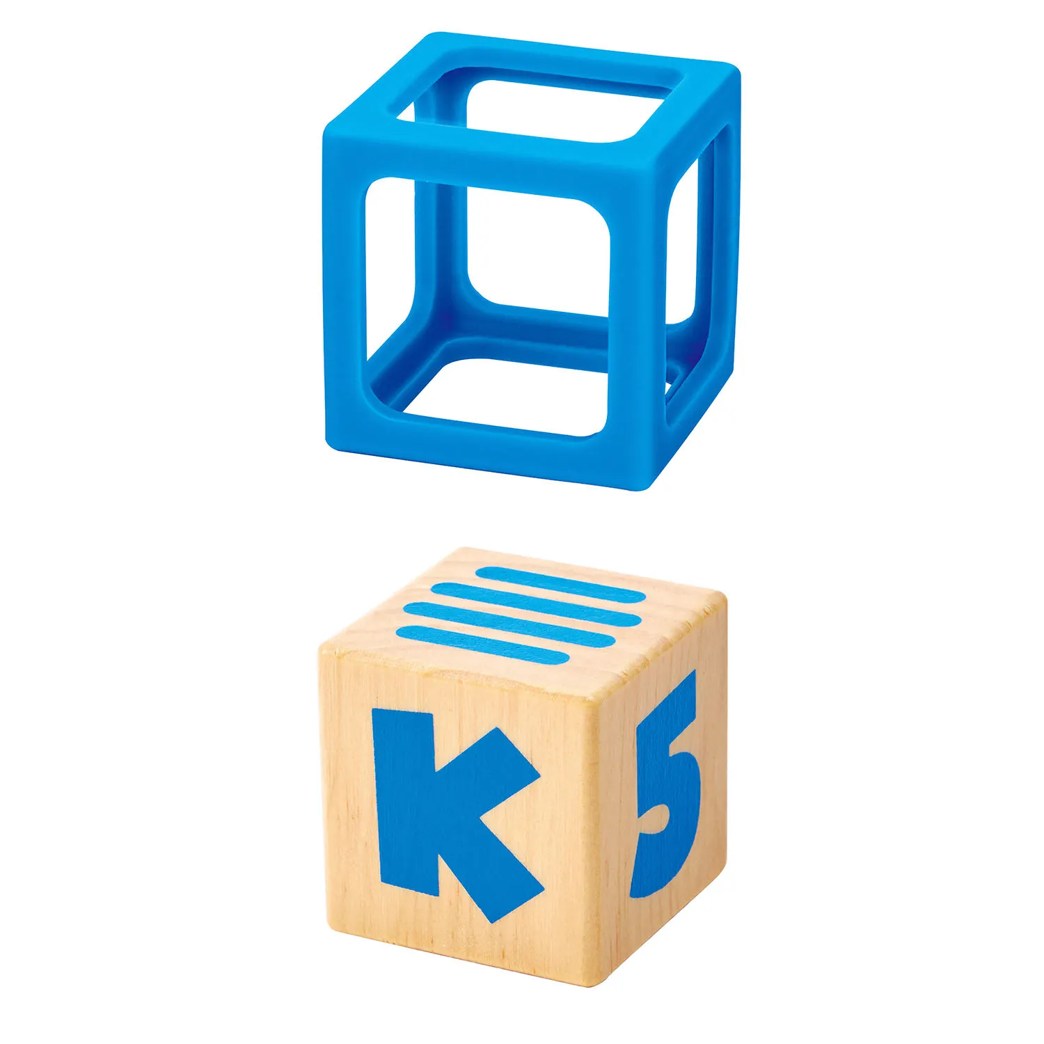 Кубики деревянные Hape в силиконовых чехлах 10 шт. E0131_HP