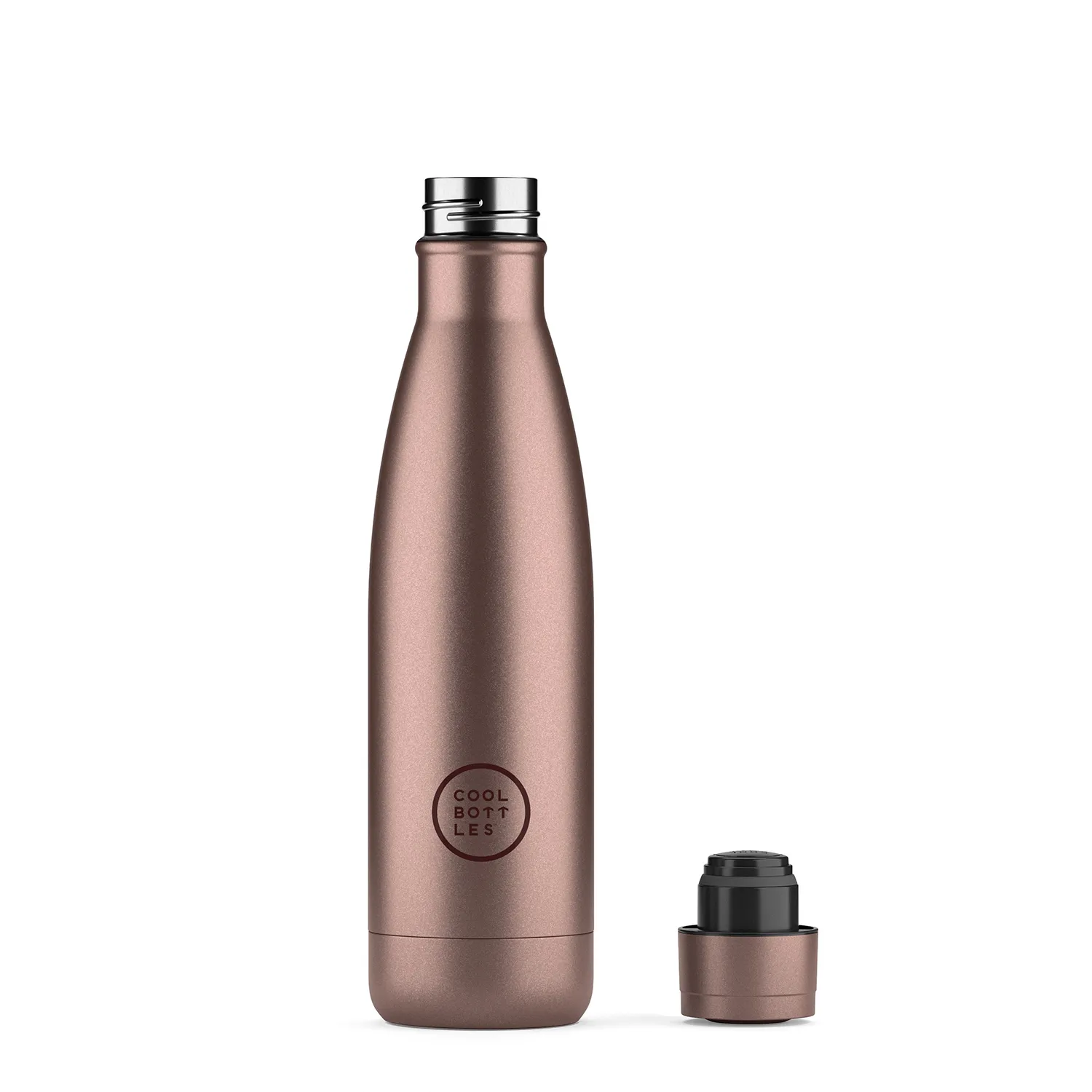 Термос-термобутылка Cool Bottles Metallic Rose 500 мл CB500MER