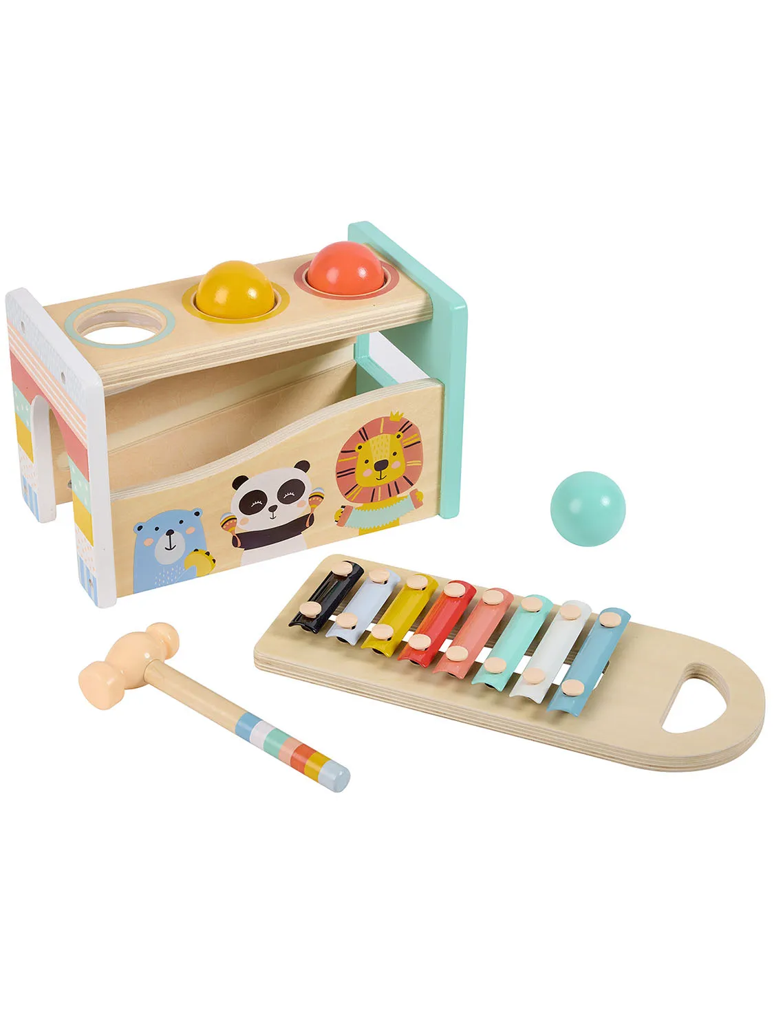 Игрушка музыкальная Eurekakids  "Веселые инструменты" Ксилофон и стучалка