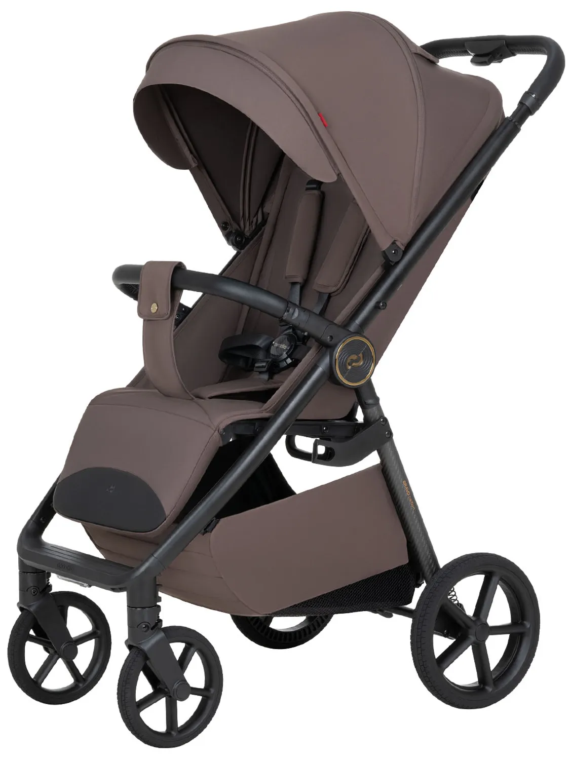 Коляска прогулочная CARRELLO Bravo carbon CRL-5530, коричневый (mineral brown). Изображение 1