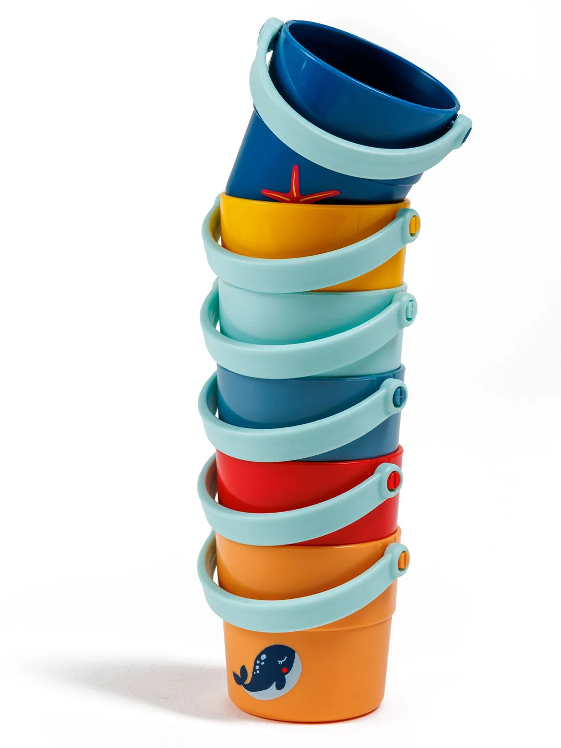 Игрушка для купания Eurekakids "Веселые ведра"