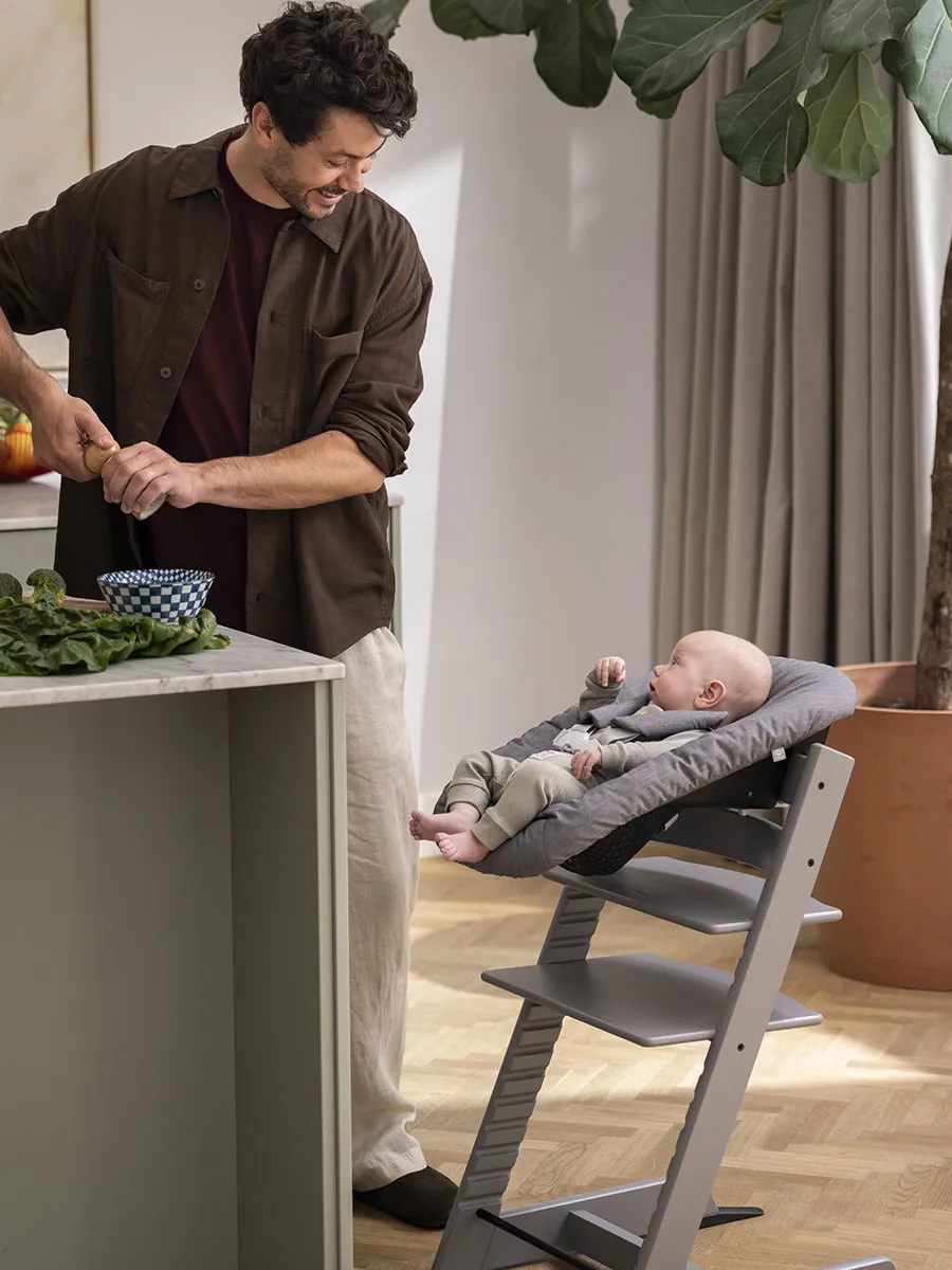 Стульчик растущий для новорожденных Stokke Tripp Trapp бук с сиденьем Newborn