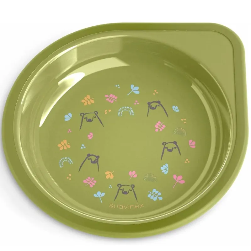 Набор детской посуды Suavinex 4 предмета: тарелка, миска, чашка, ложка (полипропилен)