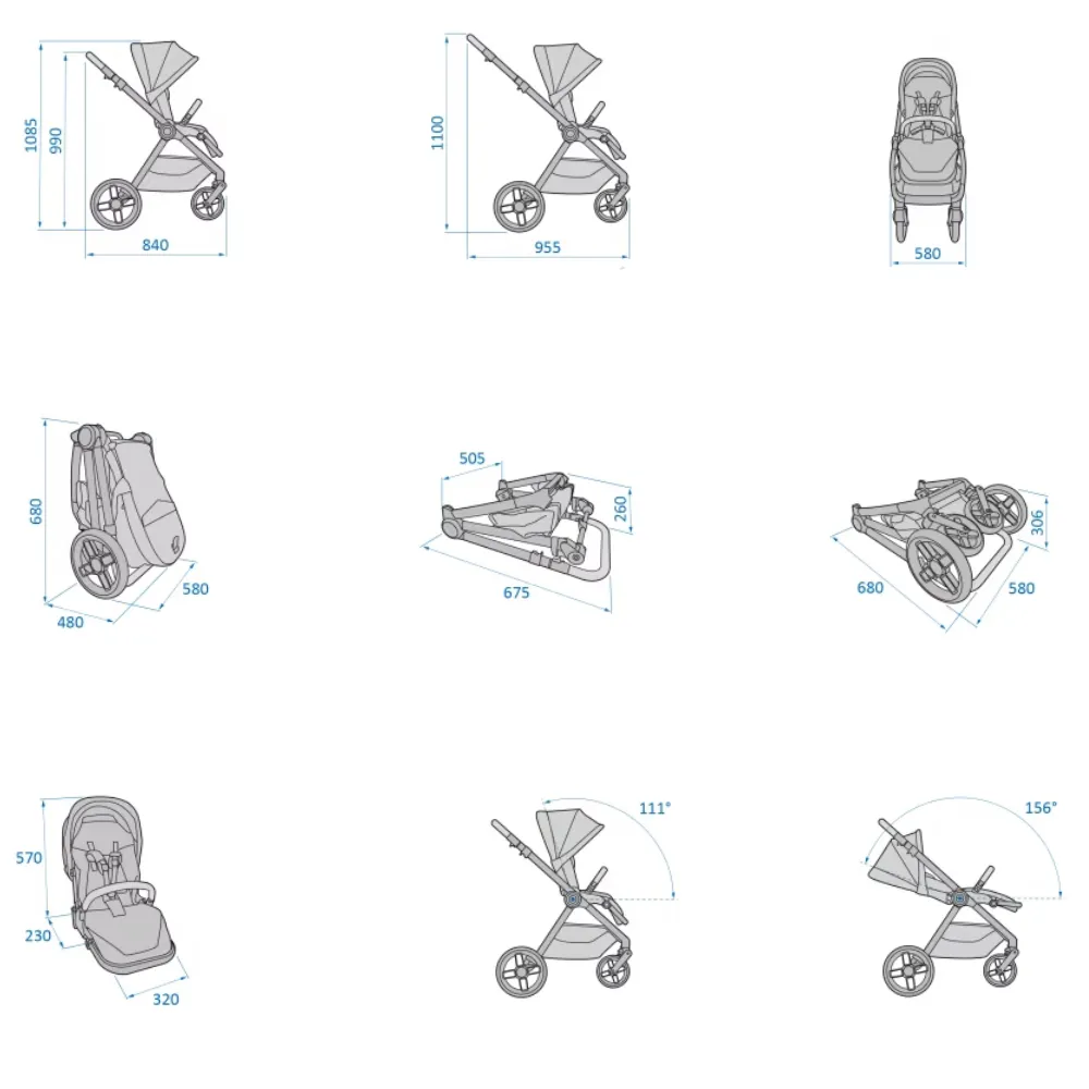 Коляска прогулочная Maxi-Cosi Oxford Twillic
