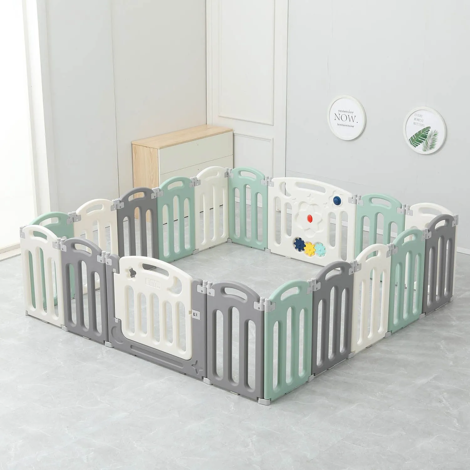 Манеж UNIX Kids Simple 188x151 Color PPSI14GGW