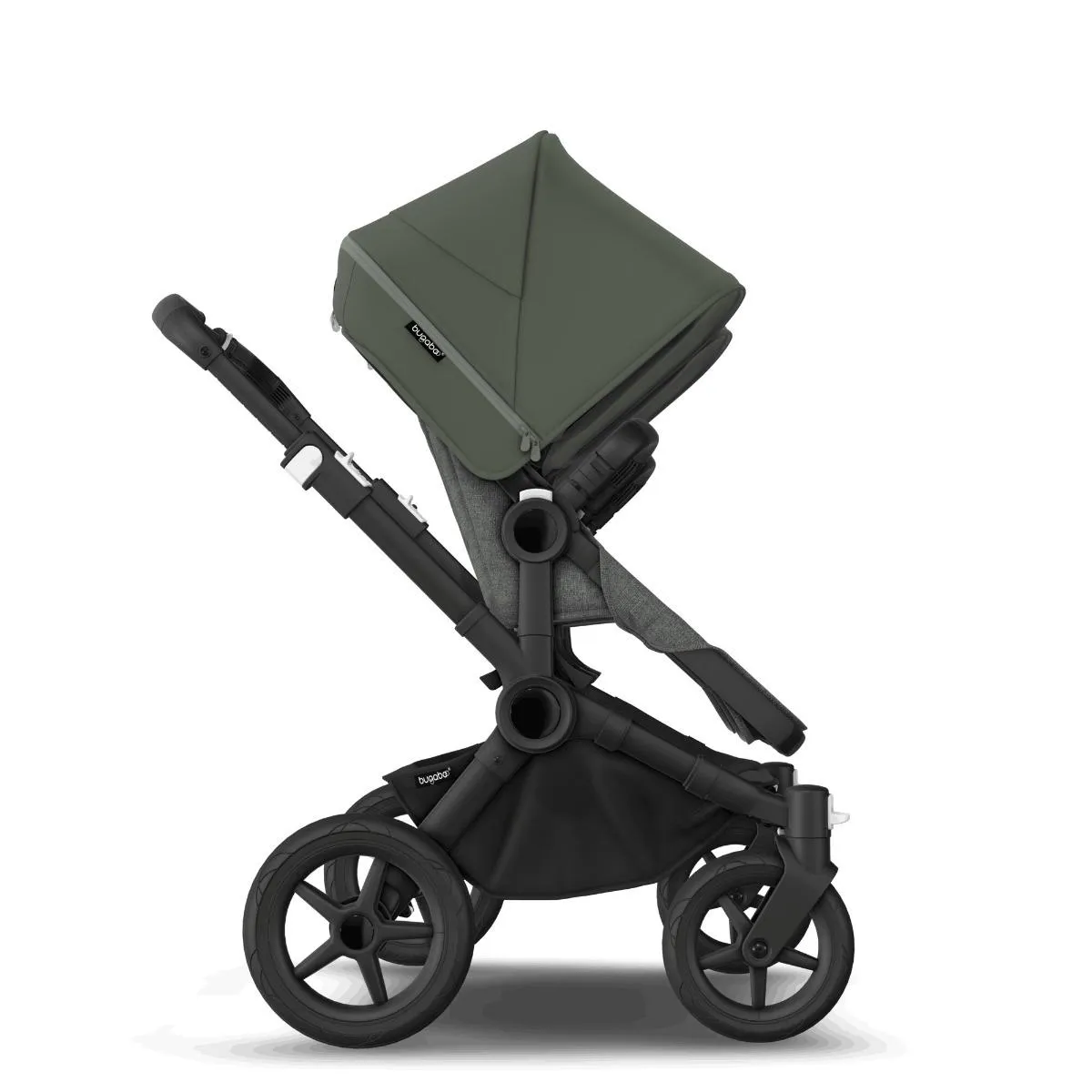 Коляска 2 в 1 Bugaboo Donkey5 Twin шасси Black