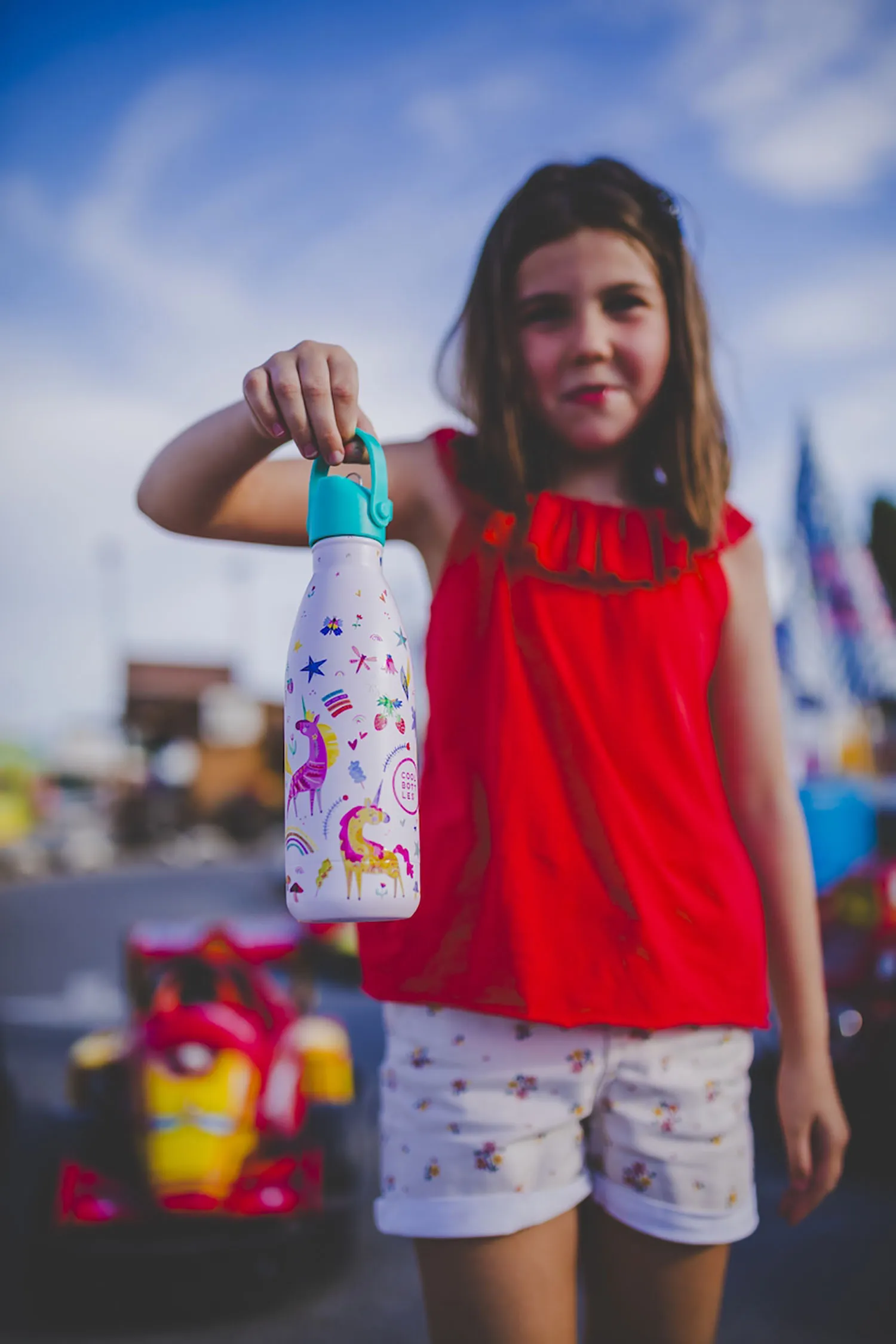 Термос–термобутылка Cool Bottles Kids серия Fantasy Funny Unicorns 350 мл