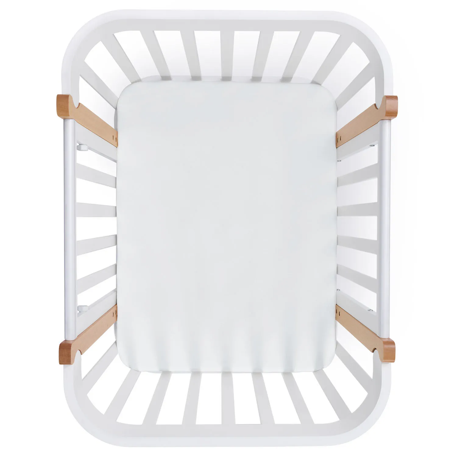 Набор простыней Happy Baby на резинке 100x70 см 2 штуки white 87578