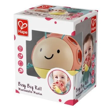 Детская погремушка-неваляшка Hape «Божья коровка» E8522_HP