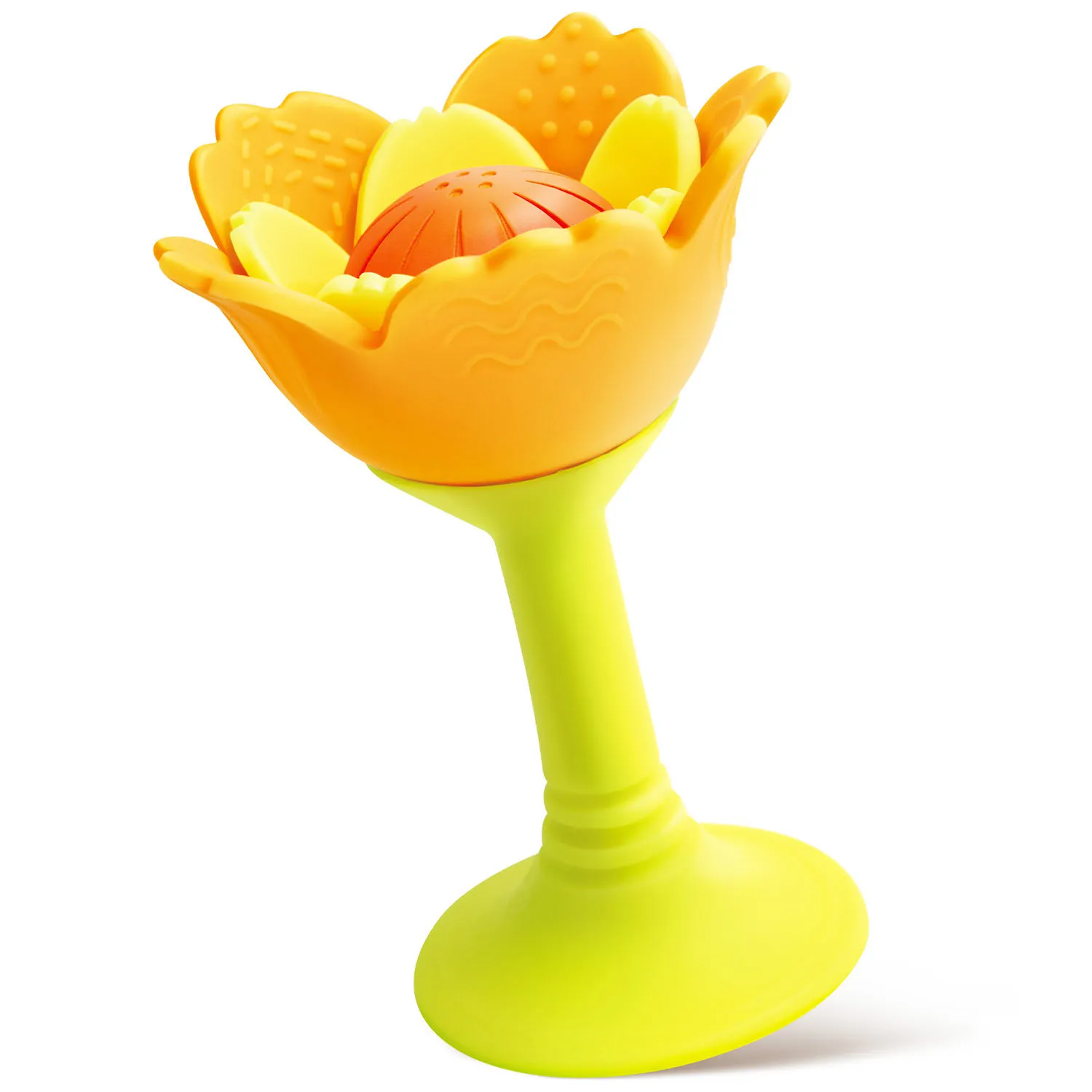 Погремушка HAPE «Малышам» Оранжевый цветок E0137_HP