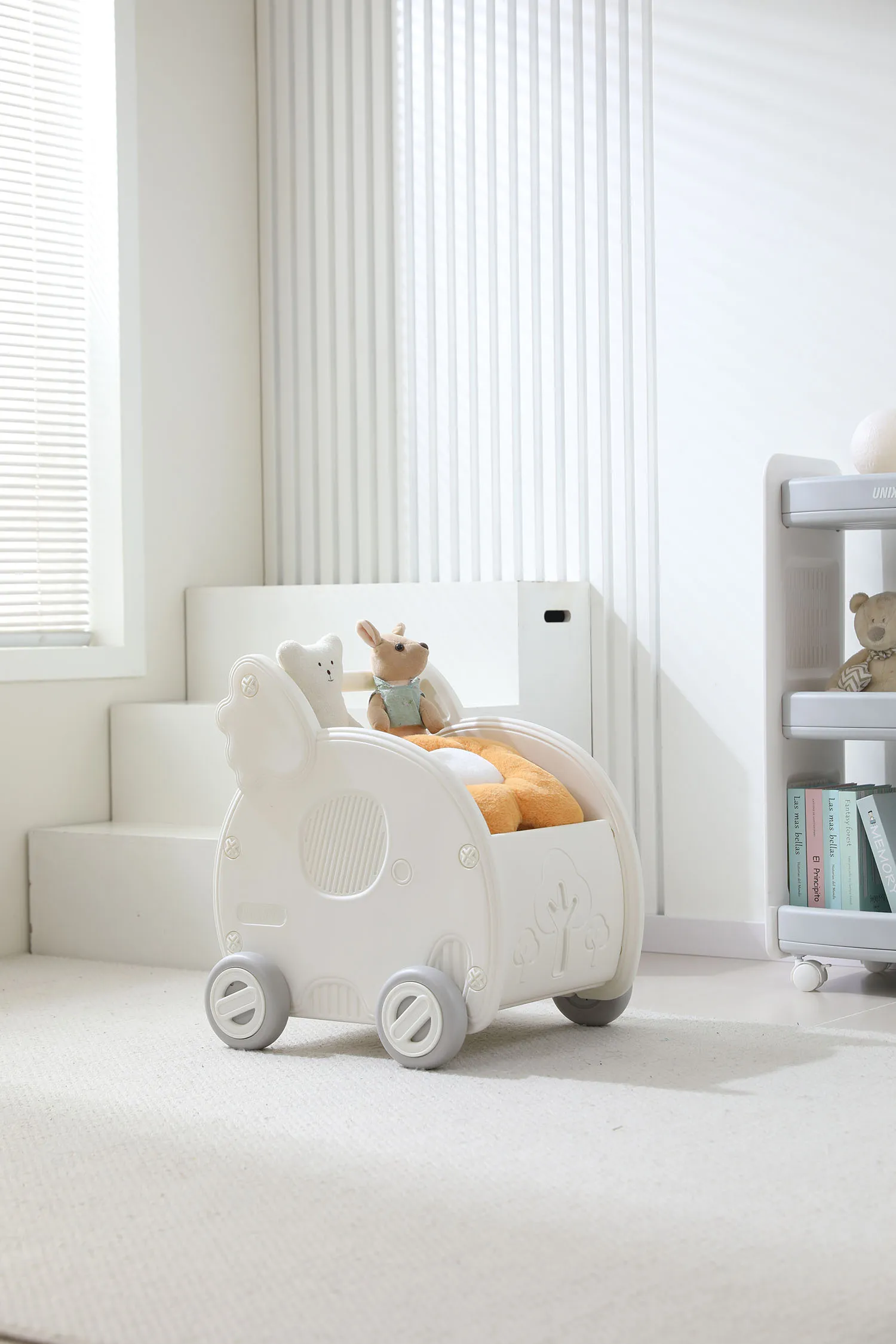 Тележка UNIX Kids Elephant White PCARTELEPHWT