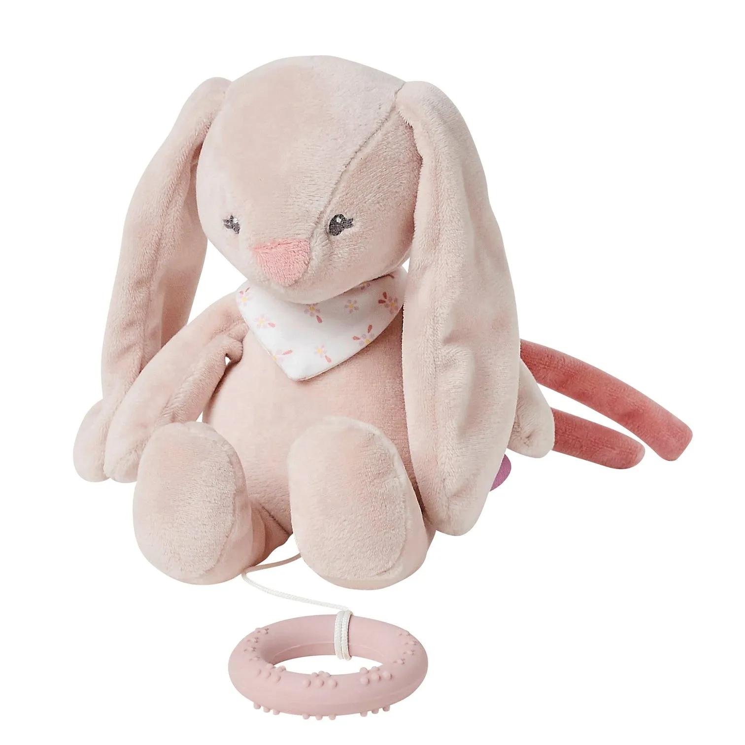 Игрушка мягкая Nattou Musical Soft toy Mini Alice & Pomme Кролик музыкальная 485050