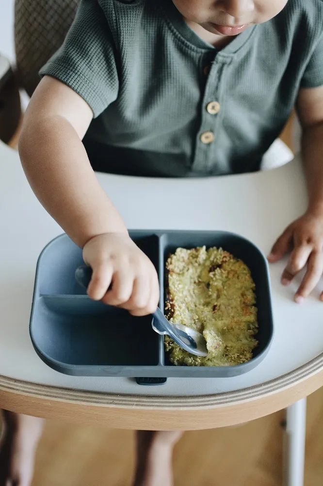 Тарелка Beaba Ass Comparti Sili из силикона