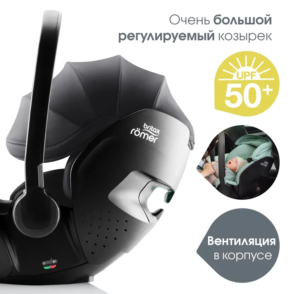 Автокресло 0+ Britax Roemer Baby-Safe Pro Classic c базой ISOFIX Vario Base 5Z
