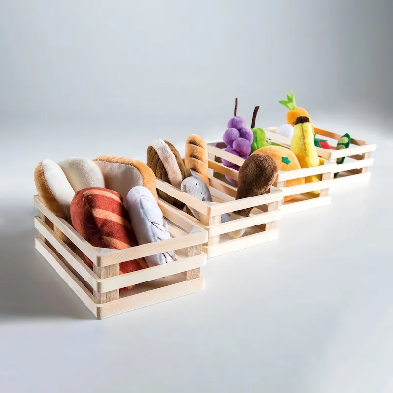 Игровой набор плюшевых продуктов для детского магазина/кухни Roba 98145