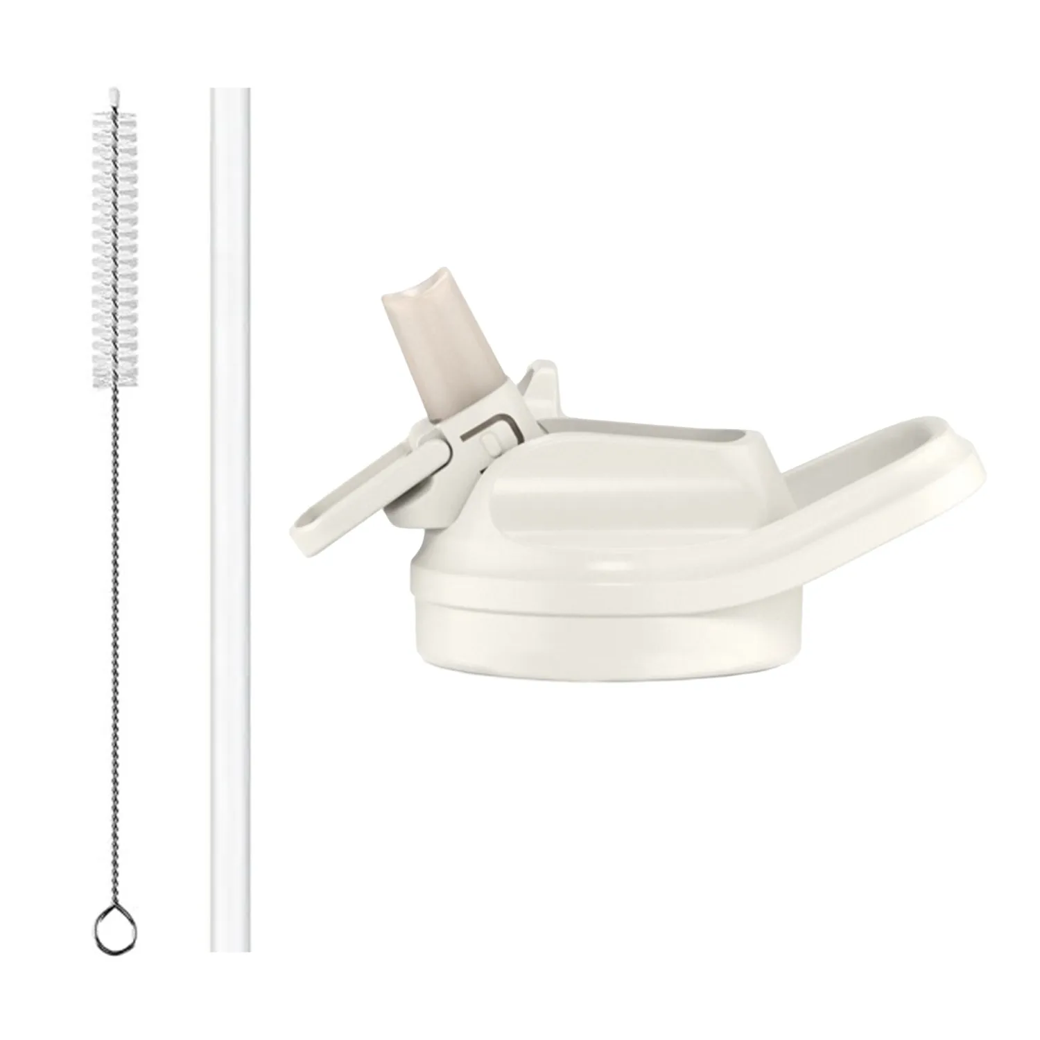 Крышка Cool Bottles Kiddie Cap с ёршиком и трубочкой