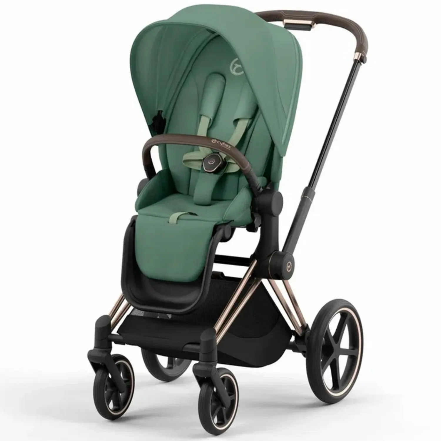 Коляска 2 в 1 Cybex Priam IV шасси Rosegold