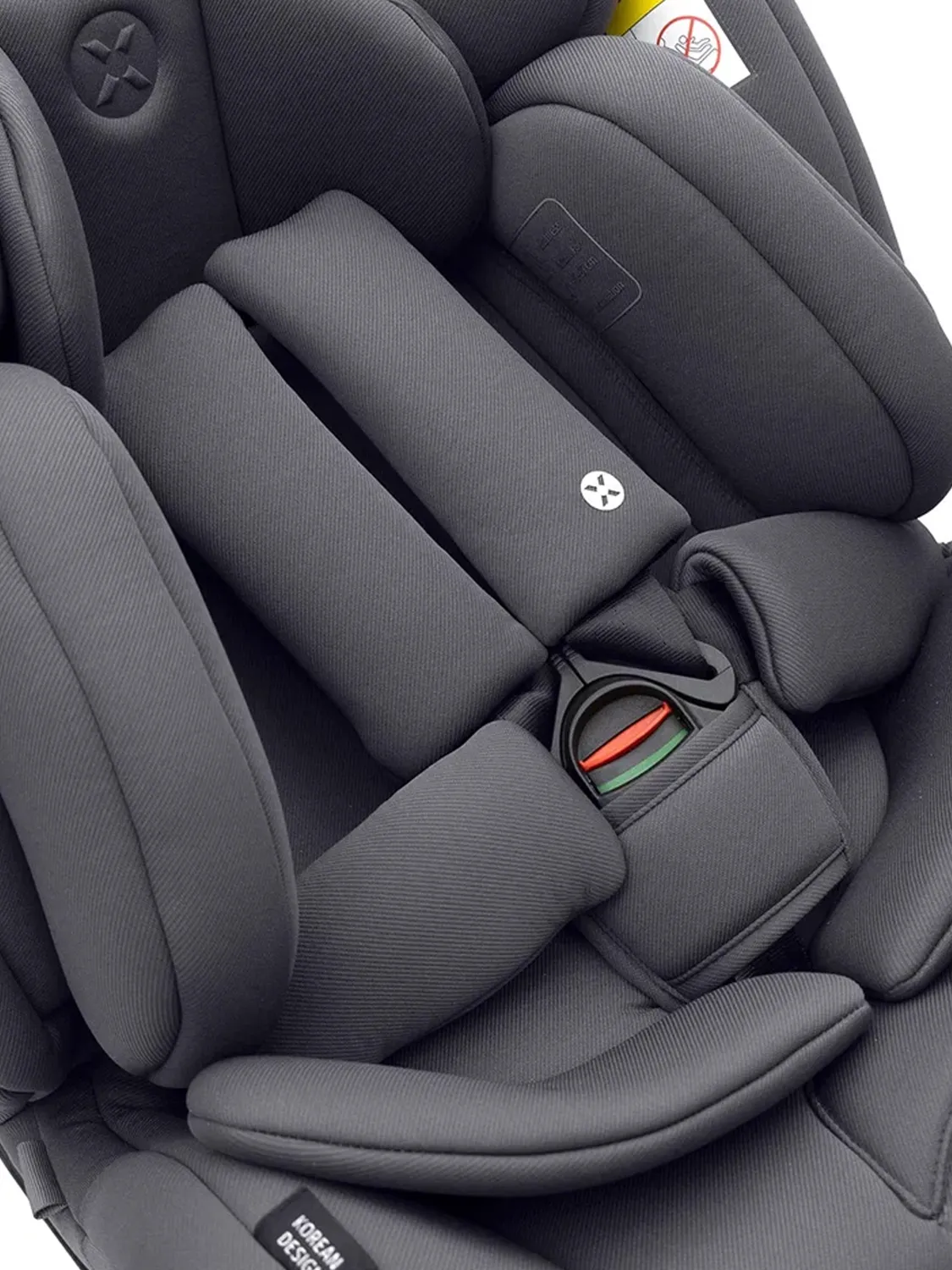 Автокресло 0+/1/2/3 Agex Comfort i-Fix 360 нов, серый (grey). Изображение 20