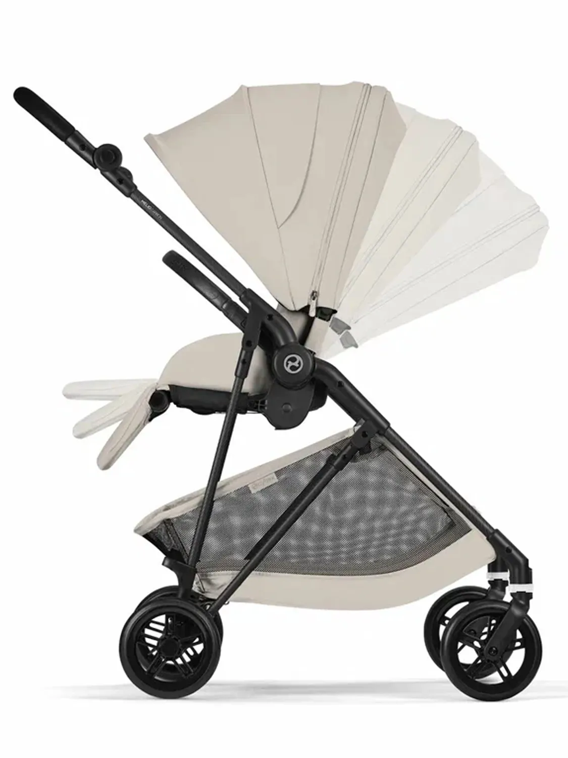 Коляска прогулочная Cybex Melio с дождевиком и бампером