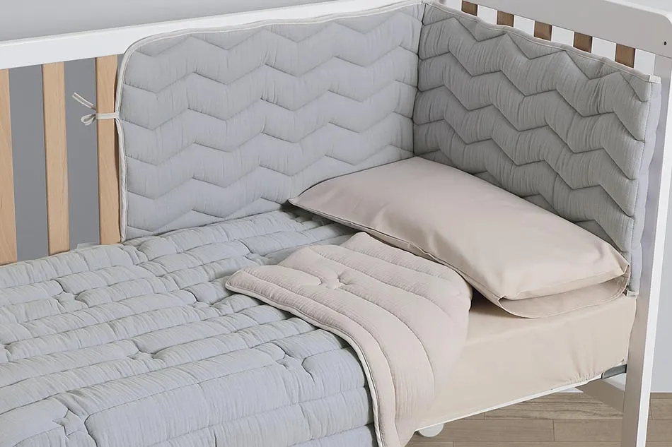 Покрывало + бортики 120х60 см Micuna Mousse TX-1650