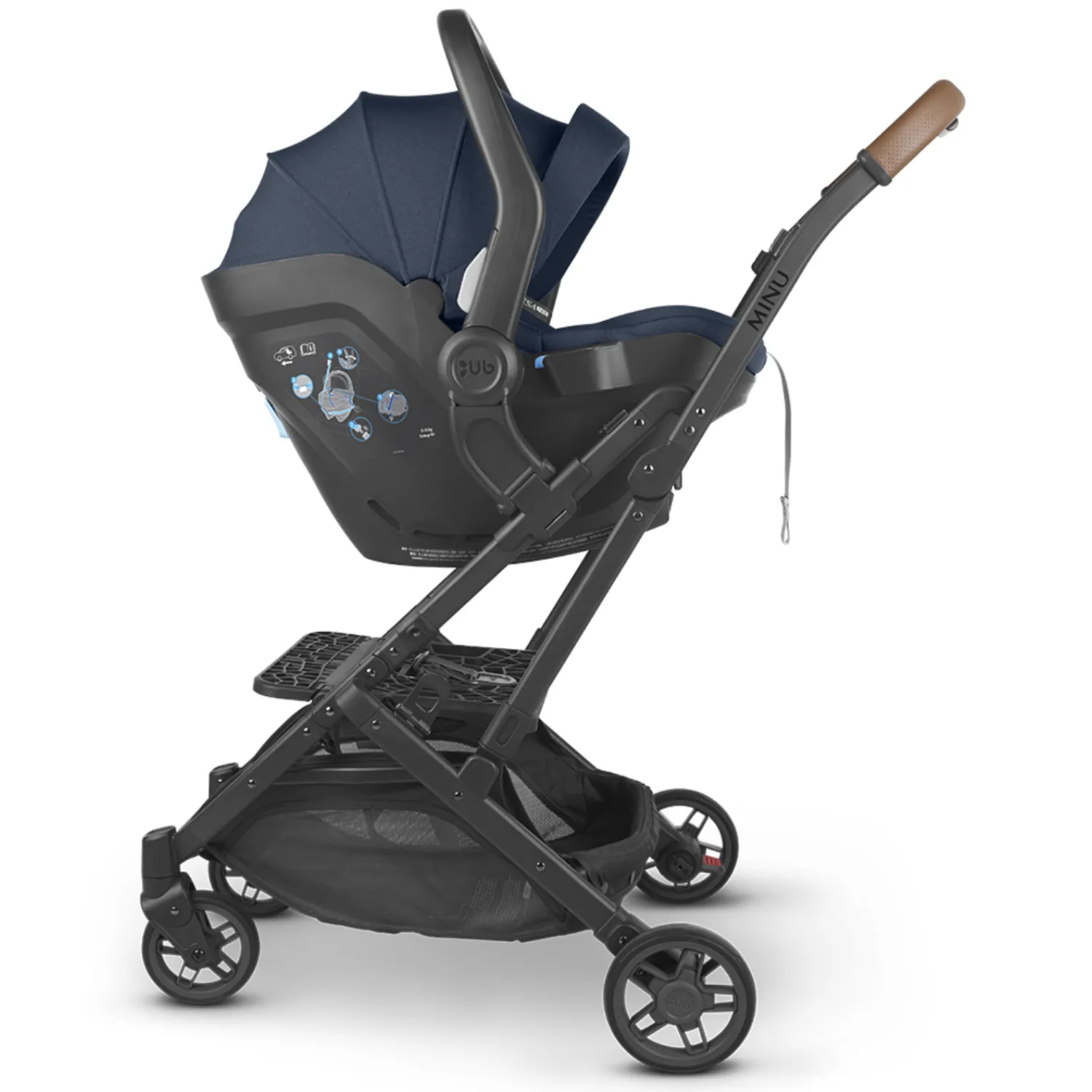 Адаптер Uppababy Minu V2 для люльки и автокресла Mesa I-size