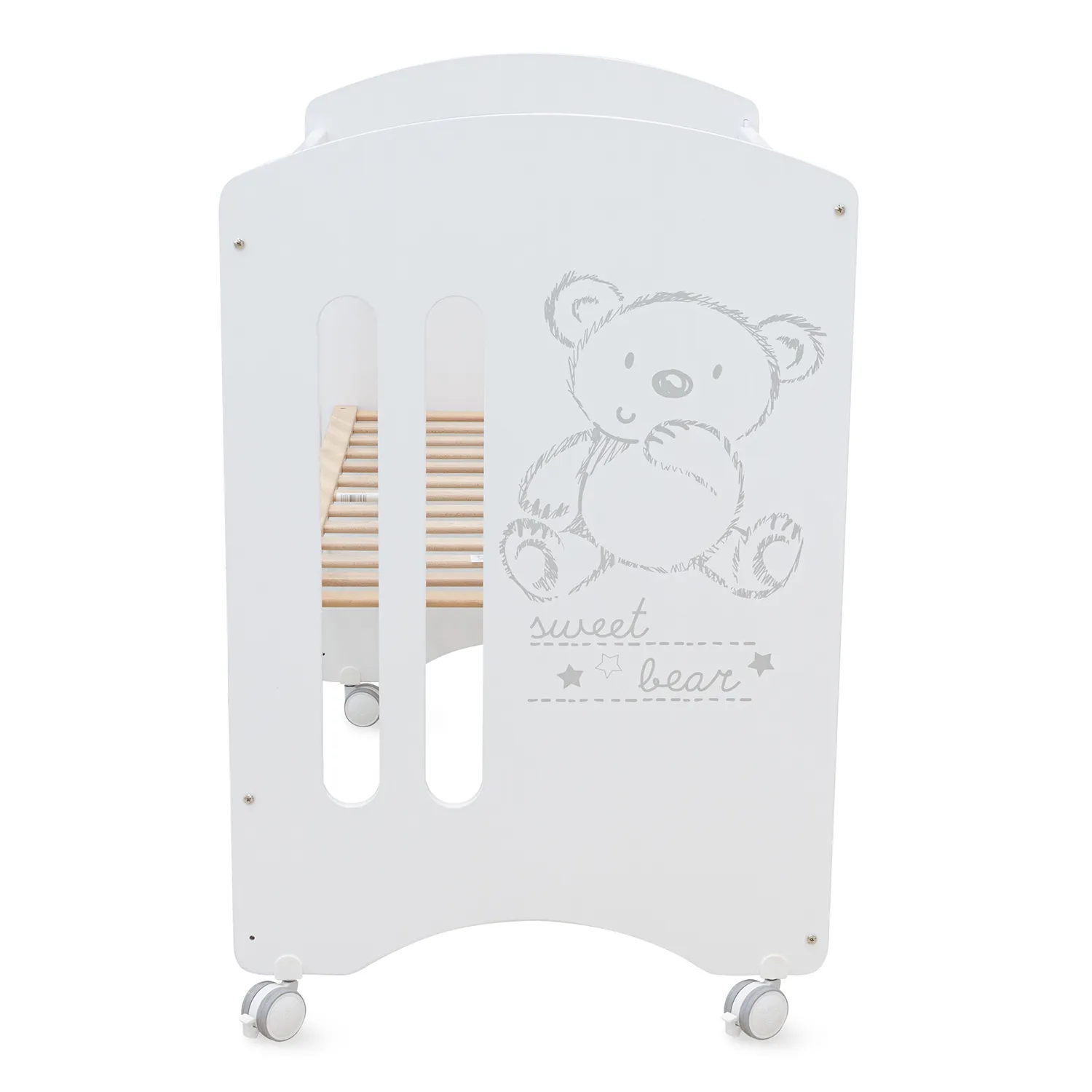 Кровать приставная Micuna Sweet Bear 120*60 с матрацем CH-620 Витрина