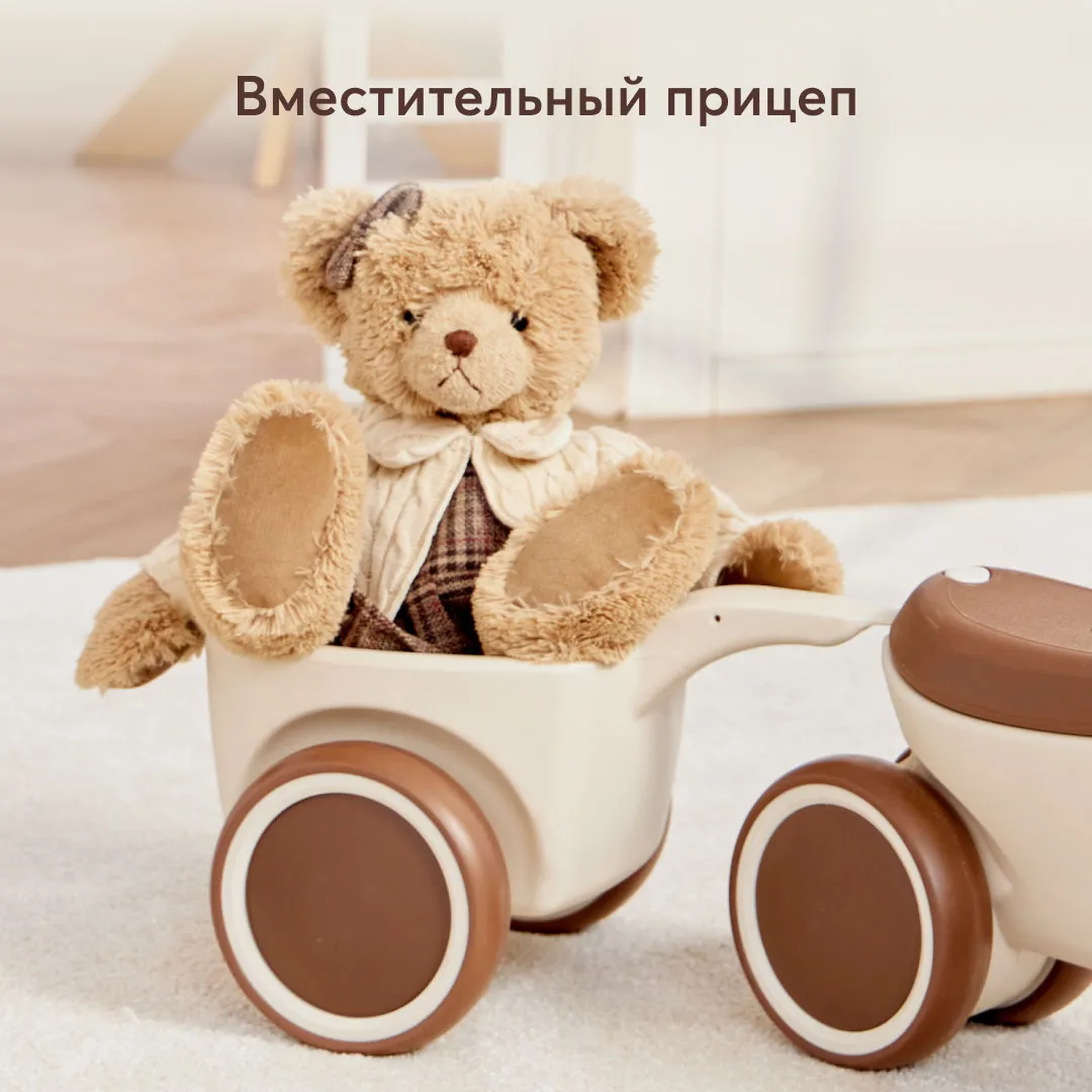Машина-каталка Happy Baby BOLTY beige 50044