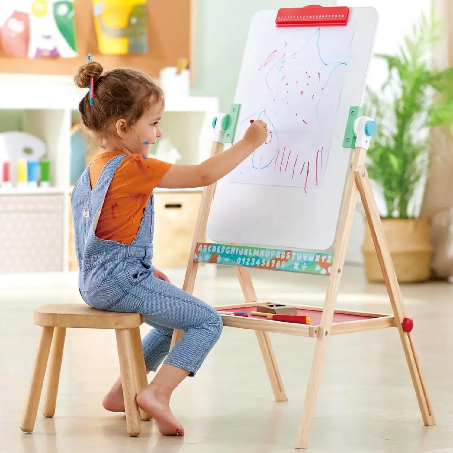 Мольберт HAPE перевернутый плоский для рисования E1063_HP