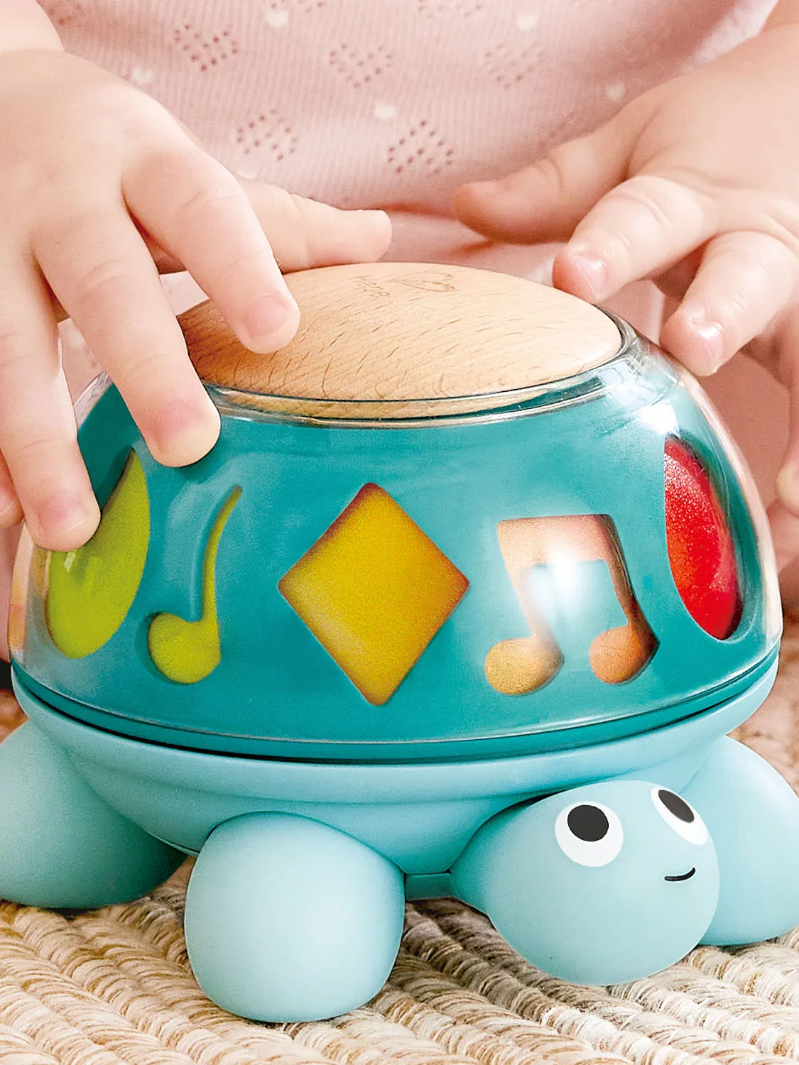 Игрушка развивающая HAPE «Малышам» Музыкальная черепашка E0140_HP