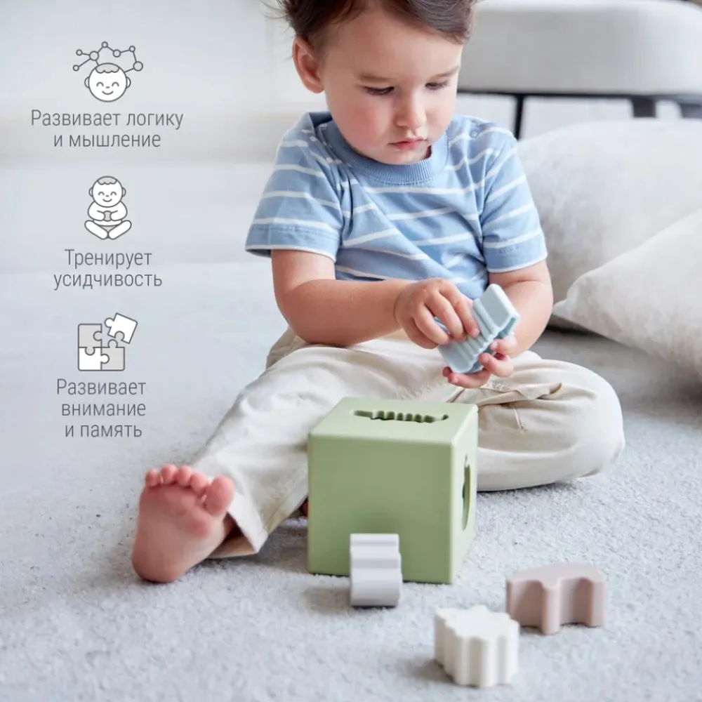 Игрушка-сортер edda Зверята STP-01002