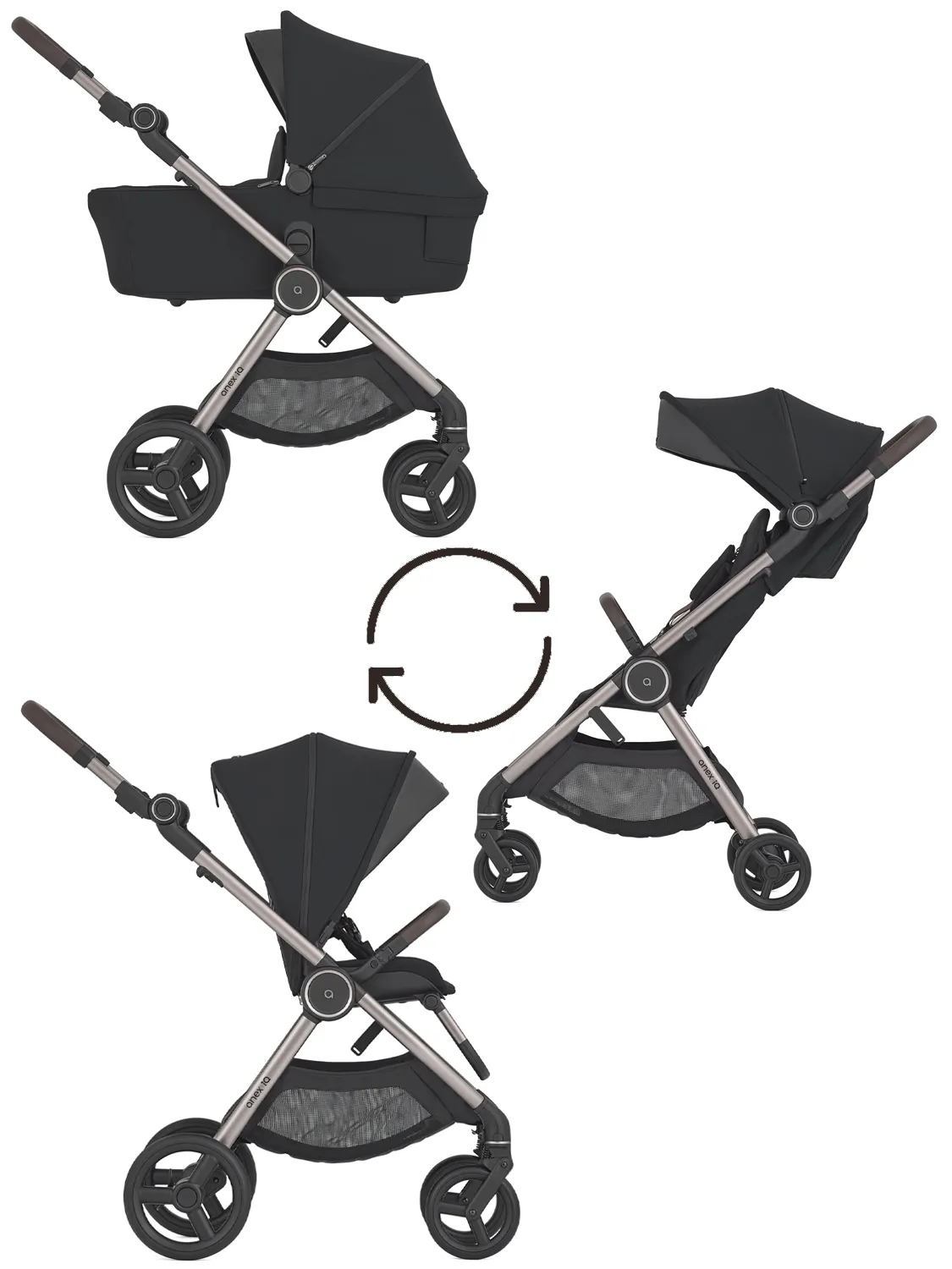 Коляска 2 в 1 Anex iQ Premium