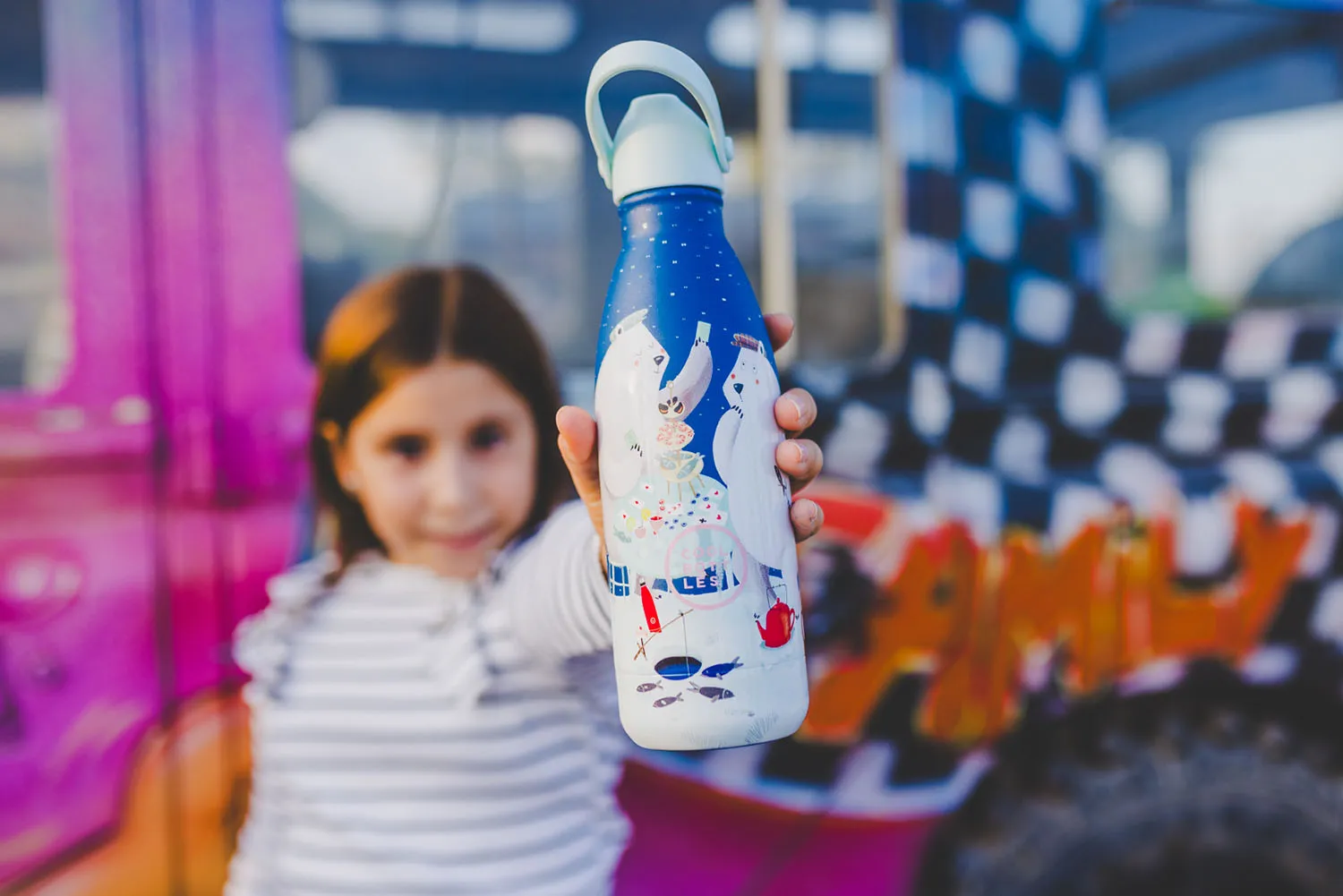 Термос–термобутылка Cool Bottles Kids серия Wonders Polar Bears 350 мл