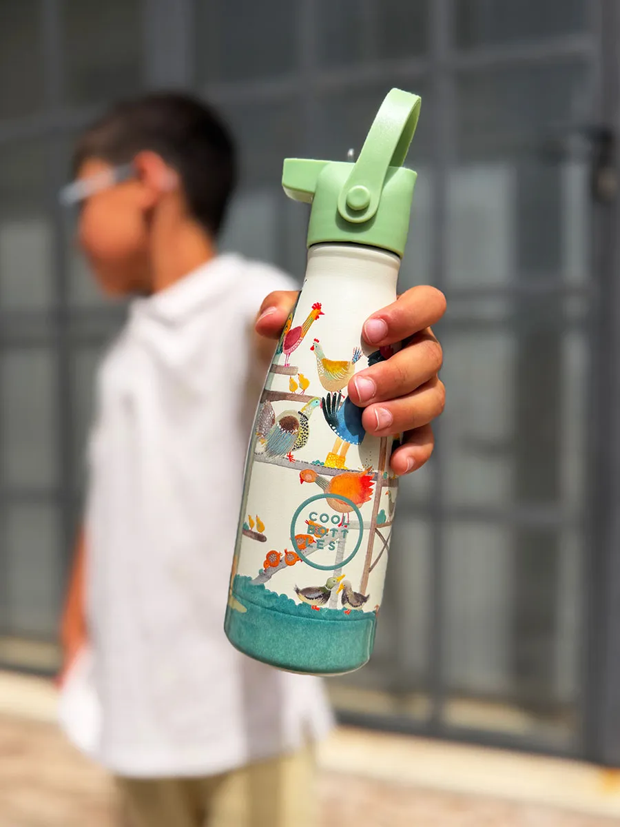 Термос-термобутылка Cool Bottles Kids серия Adventure Hen House 260мл CBBK26HH. Изображение 8